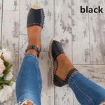 Summer Style Sandals Pu Flat Espadrilles Sandals - Pavacat