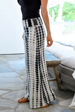 Tie-dyed Printed Wide Legs Pants - Pavacat