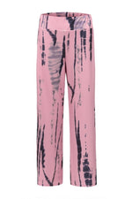 Tie-dyed Printed Wide Legs Pants - Pavacat