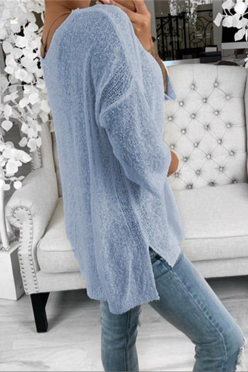 V Neck Casual Sweater - Pavacat