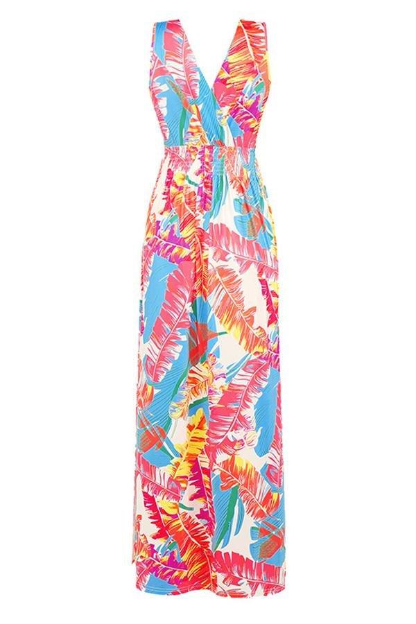 Robe imprimée avec ceinture Condole