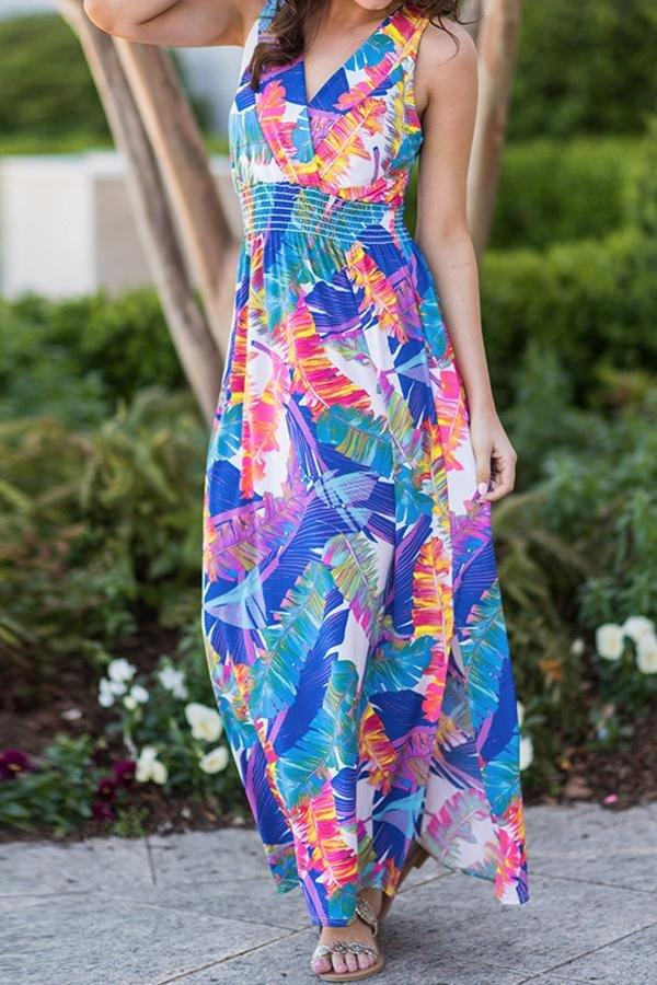 Robe imprimée avec ceinture Condole