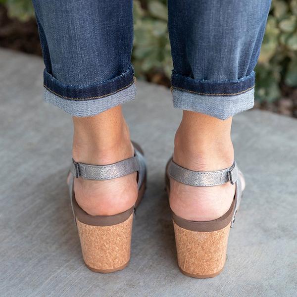 Vintage Wedge Sandal Shoes - Pavacat