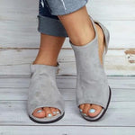 Wedges Ankle Strap Peep Toe Wedge Sandals Sandals Pavacat 