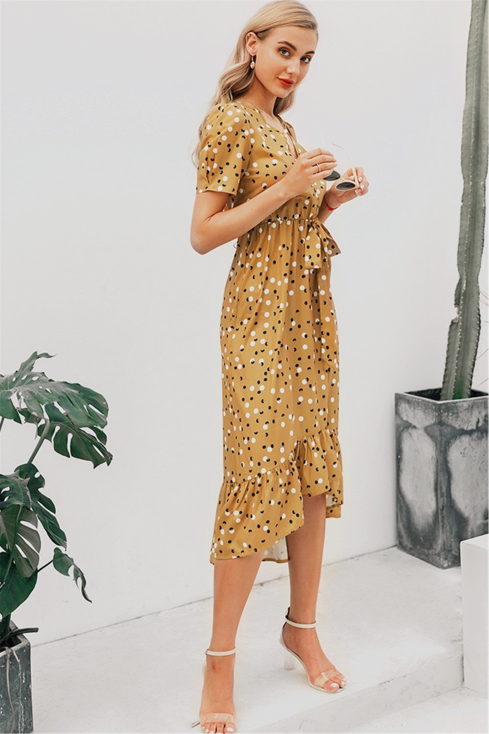 You're Mine Swiss Dot Dress - Pavacat