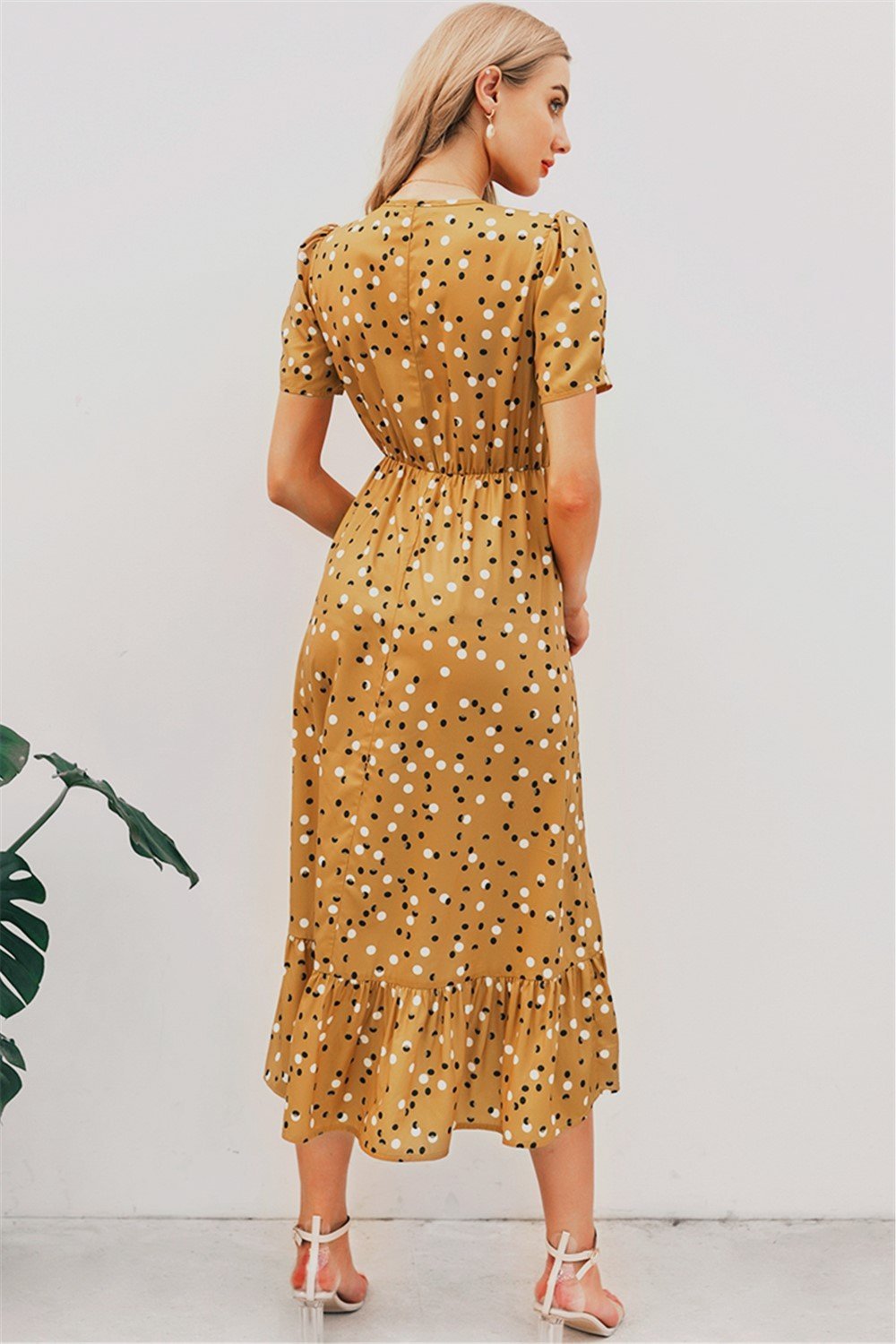 You're Mine Swiss Dot Dress - Pavacat